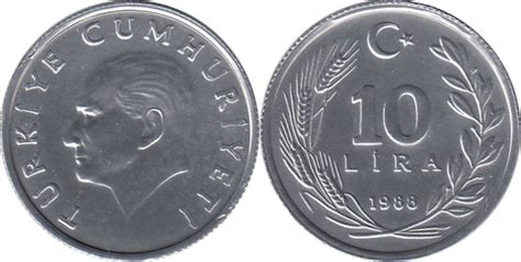 10 Lira Turkey Numista