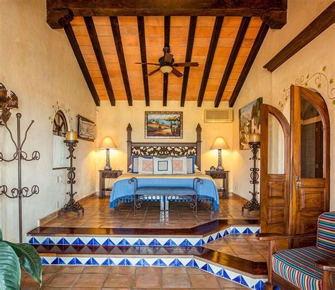 The Guest Bedroom Mexican Style Casa Paraiso Puerto Vallarta
