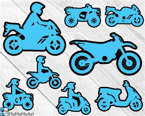 Motorcycles And Atvs Monogram Outline Cutting Files Svg Etsy