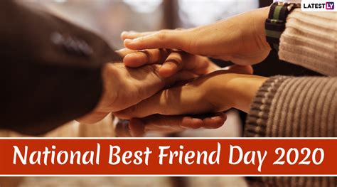 Festivals And Events News Happy National Best Friend Day 2020 Messages Images And Greetings To