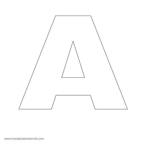 Headline Poster A Z Alphabet Stencils For Signs Letter Stencils