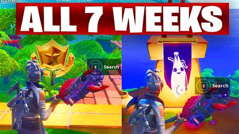 All Secret Battle Stars And Banners In Season 8 All Weeks 1 7