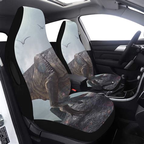 seat cover protector 3 d rendering king dinosaurs tyrannosaurus rex cover seats for