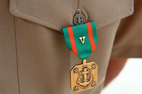 A Navy And Marine Corps Achievement Medal With Combat Nara And Dvids