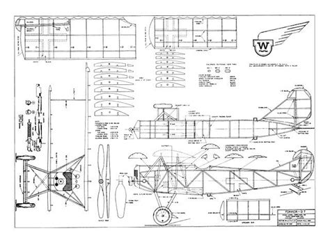 Fokker D7 Plan Thumbnail Model Airplanes How To Plan Model Planes