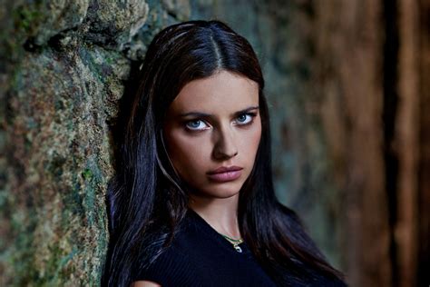 Adriana Lima Women Model Brunette Blue Eyes Face