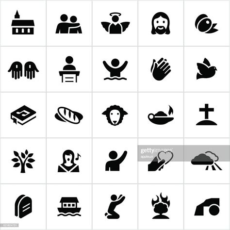 Black Christianity Icons High Res Vector Graphic Getty Images