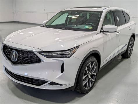 New 2023 Acura Mdx Sh Awd With Technology Package In Platinum White