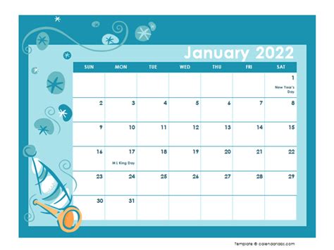 2022 Calendar Template In Colorful Design Free Printable Templates
