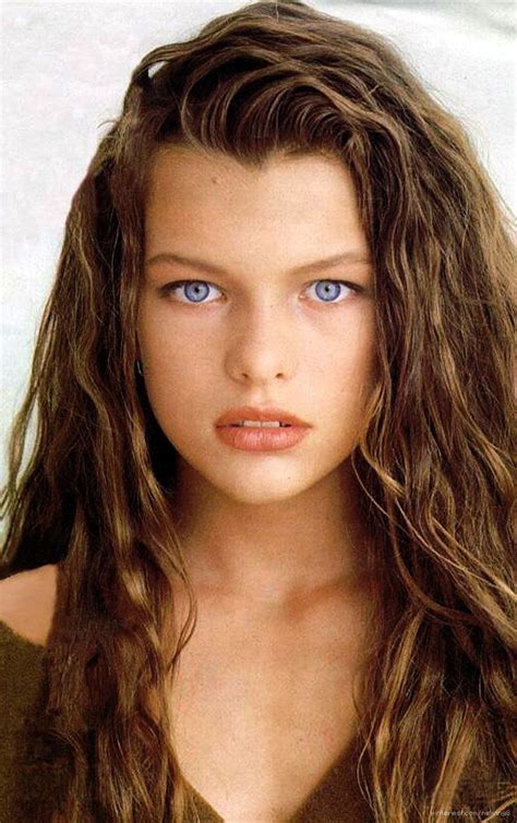 Beautiful Girl Face Milla Jovovich Beautiful Eyes