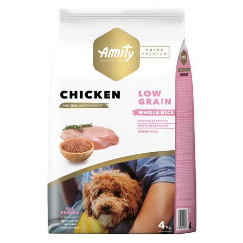 Amity Super Premium Low Grain Adult Chicken Orniex Produtos