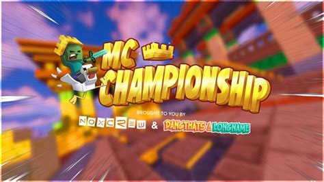 Minecraft Championship 10 Application Youtube