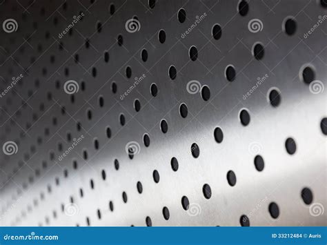 Metal Sheet With Holes Stock Photo Image Of Strong Design 33212484