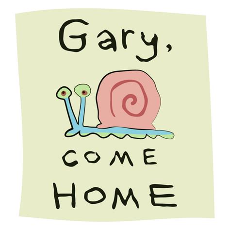 Spongebob Gary Come Home Sticker Sticker Mania
