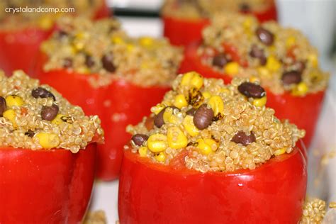 Easy Quinoa Recipe Stuffed Bell Pepper