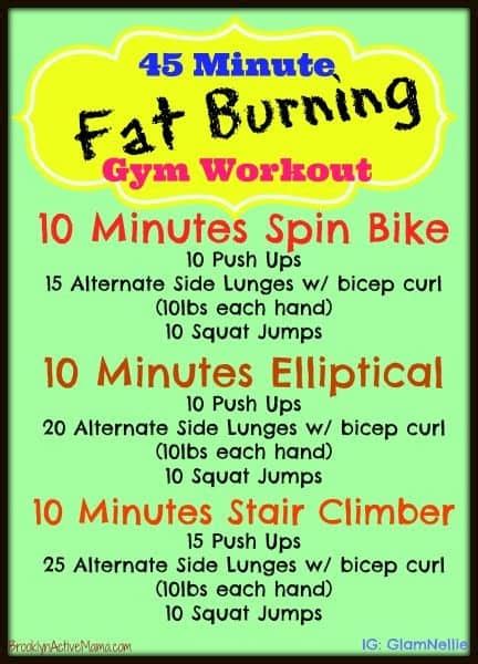 5 Awesome Fat Burning Gym Workouts Brooklyn Active Mama