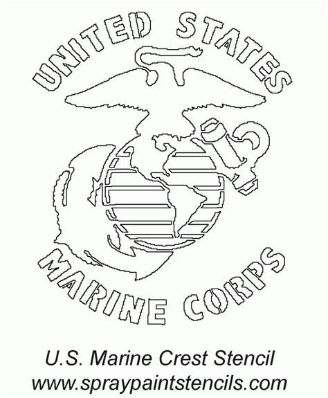 Marine Corps Coloring Pages Pages Us Army Rank Insign