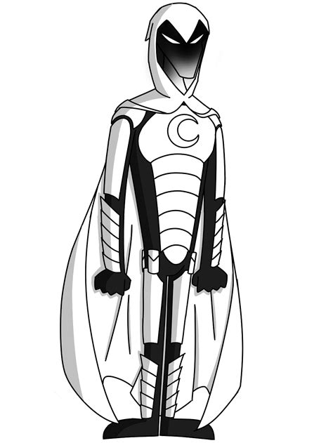 Moon Knight Sheets Coloring Page Free Printable Coloring Pages