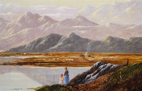Charles Leslie Pair Of 19th Century Landscape Oil