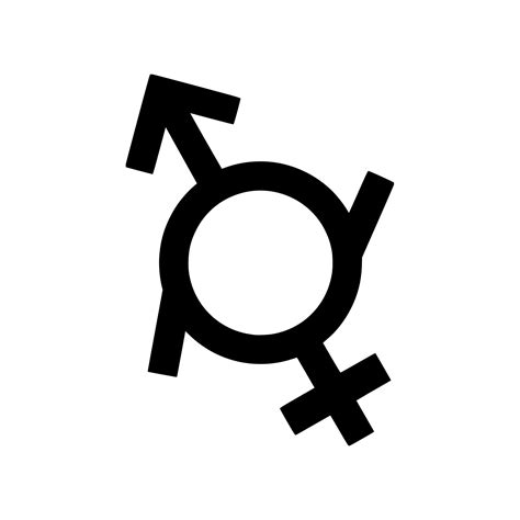 Gender Fluid Vinyl Decal Sticker Symbol Sign Male Female Etsy