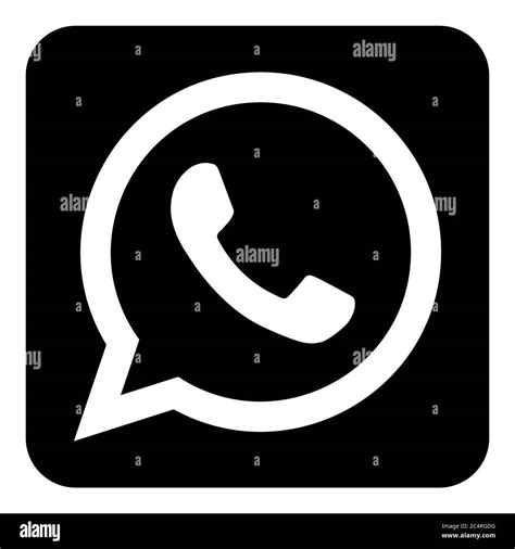 Whatsapp Logo Icon Banque Dimages Vectorielles Page 2 Alamy