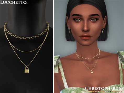 Lucchetto Necklace The Sims 4 Create A Sim Curseforge