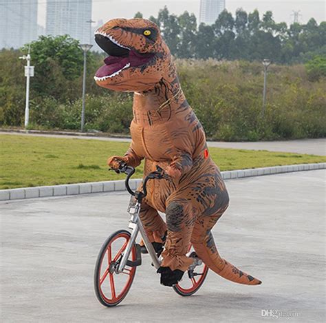 2021 Oisk Inflatable Jurassic World T Rex Costume Unisex Blow Up