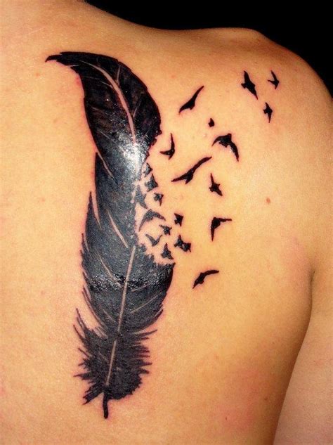 50 Beautiful Feather Tattoo Designs Art And Design