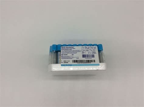 New BD 363083 Vacutainer Buffered Sodium Citrate Blood Collection Tubes