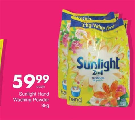 Sunlight Hand Washing Powder 3kg Offer At Save