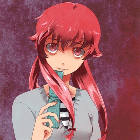 1224x1224 Gasai Yuno Mirai Nikki Future Diary 1224x1224 Resolution