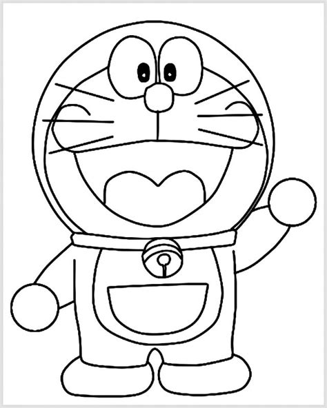 100 Contoh Gambar Sketsa Doraemon Mudah Terbaik Postsid