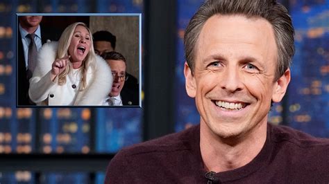 Watch Late Night With Seth Meyers Highlight Greene Melts Down And Gop