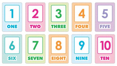 Free Printable Number Flashcards Counting Cards Otosection