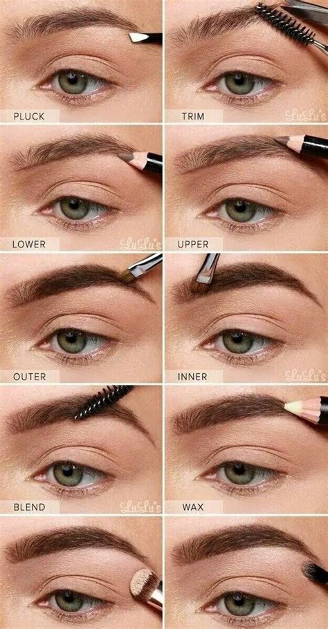 How To Draw Eyebrow Step By Step Eyemakeup Perfecte Wenkbrauwen