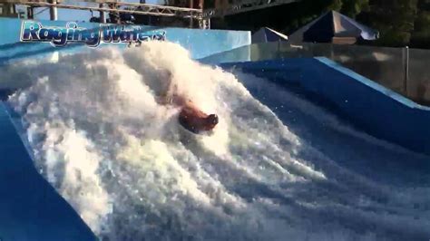 Guy Gets Naked On Waterpark Flowrider FAIL YouTube