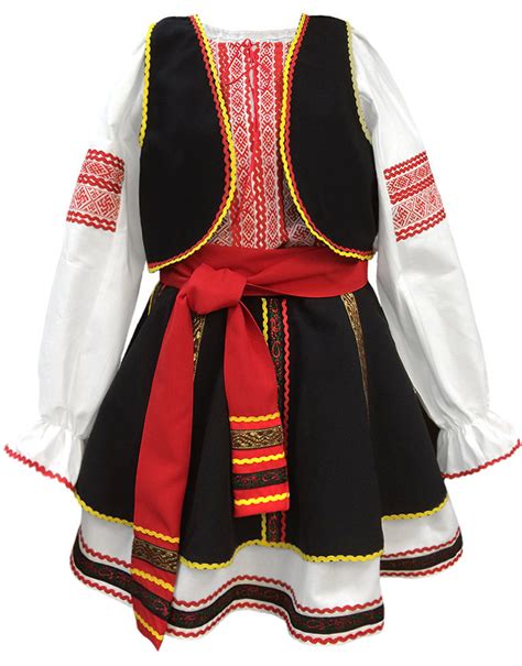 Romanian Traditional Costume For Girls