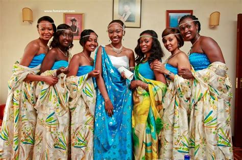 In Rwanda The Mushanana Is The Traditional Ceremonial Dress Of Women