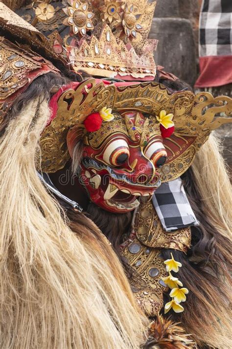 Barong Is A Type Of Mythical Lion Part Of A Popular Dance In Bali