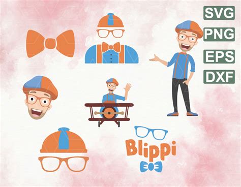 Blippi Svg Cut File For Silhouette Cricut Cameo Svg Etsy Sexiz Pix