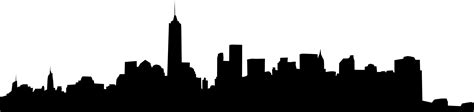 New York City Skyline Silhouette Png Gohomemade