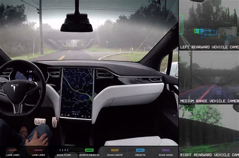 Tesla Shows What Its Self Driving Cars See While On The Road The Verge
