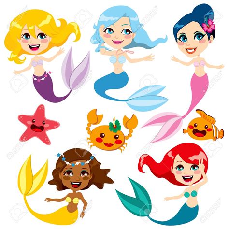Mermaid Clipart For Kids Free Download On Clipartmag