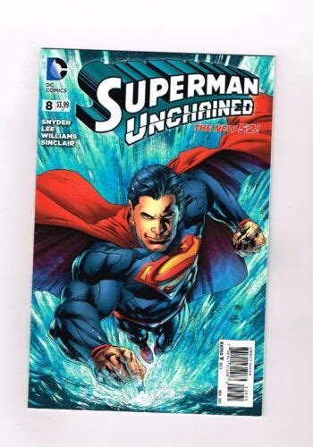 Superman Unchained 8 Limited To 150 Variant By Ivan Reis And Joe
