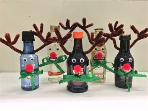 Here we see camus giving customers free custom travel bags. Mini reindeer liquor bottles | Christmas alcohol gifts ...