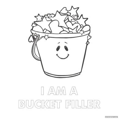 Have You Filled A Bucket Today Coloring Page Printable Image Free