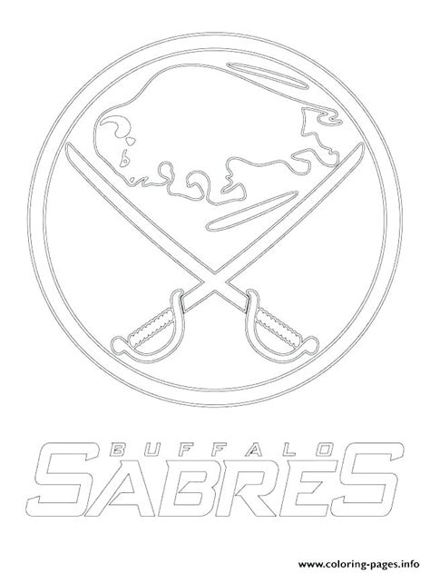 Nhl Logo Coloring Pages At GetColorings Free Printable Colorings