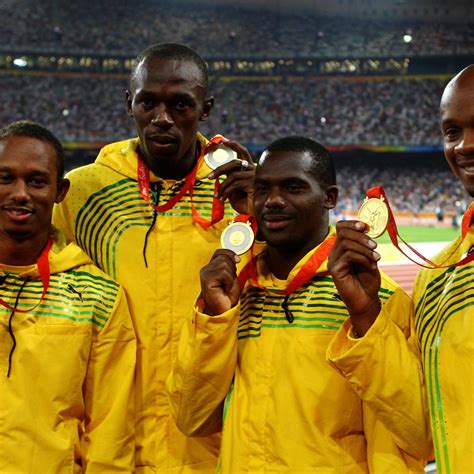Jamaican Olympic Track And Field Team Usain Bolt And Most Recognizable