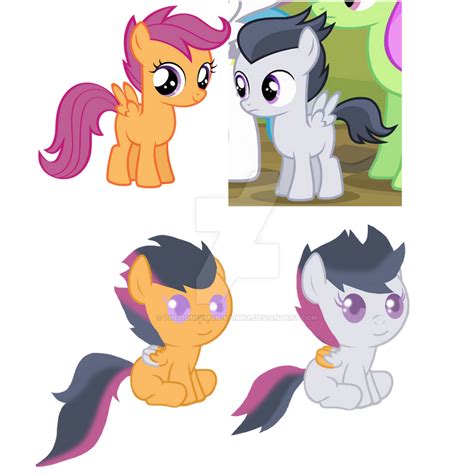 Scootaloo X Rumble Foals By Theliondemon Kaimra On Deviantart