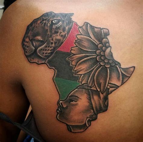 Africa Map Wrist Tattoo